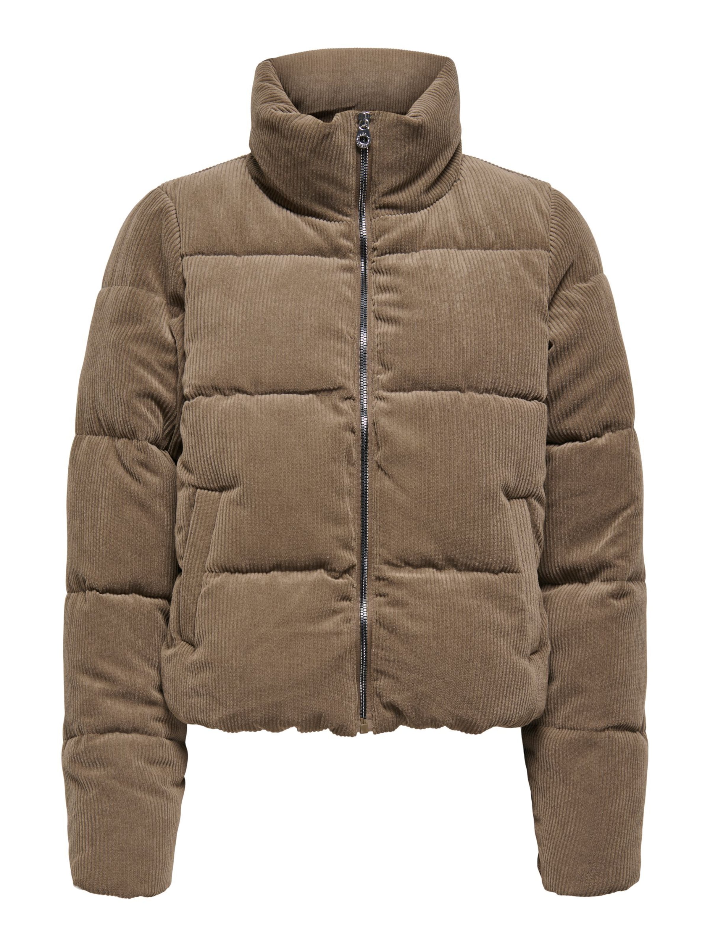 ONLY Carmakoma Winter coat in Brown: front