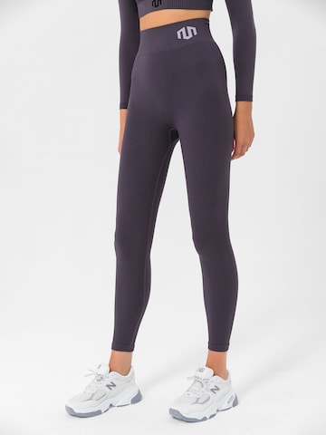 MOROTAI Skinny Sporthose 'NAIKAN SEAMLESS' in Lila