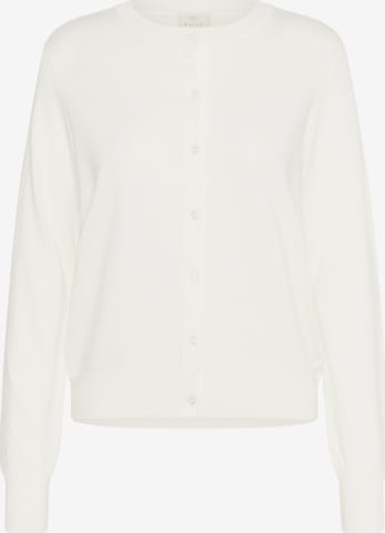 Kaffe Knit Cardigan 'Lizza' in White: front