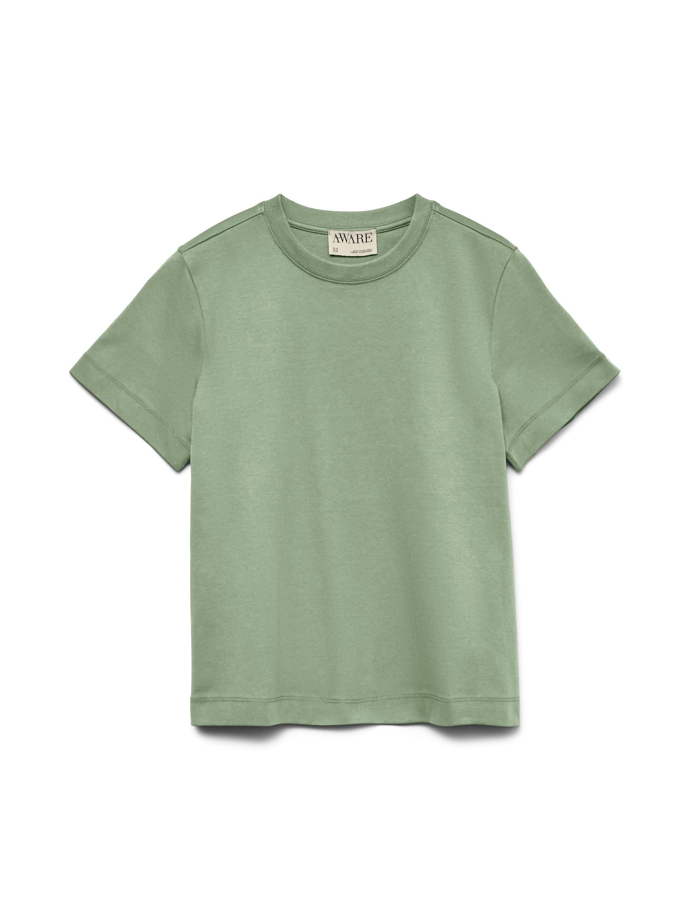 Aware Shirt 'AWNAIMA' in Groen: voorkant