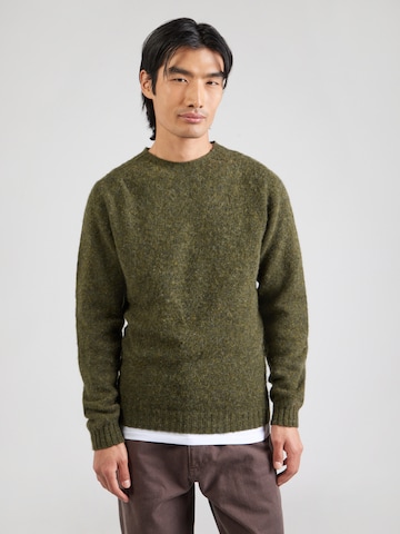 NORSE PROJECTS - Jersey 'Birnir' en verde: frente
