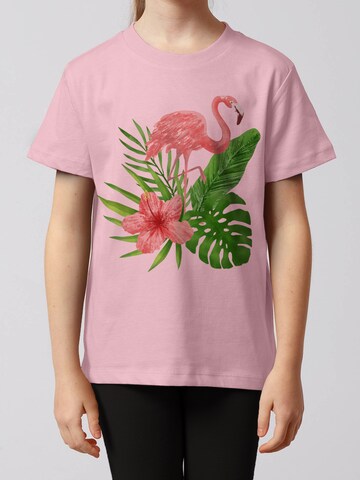 watabout.kids Shirt 'Flamingo' in Roze