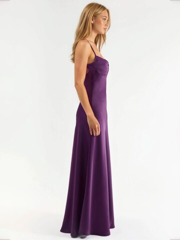 Hiccup Evening Dress in Purple
