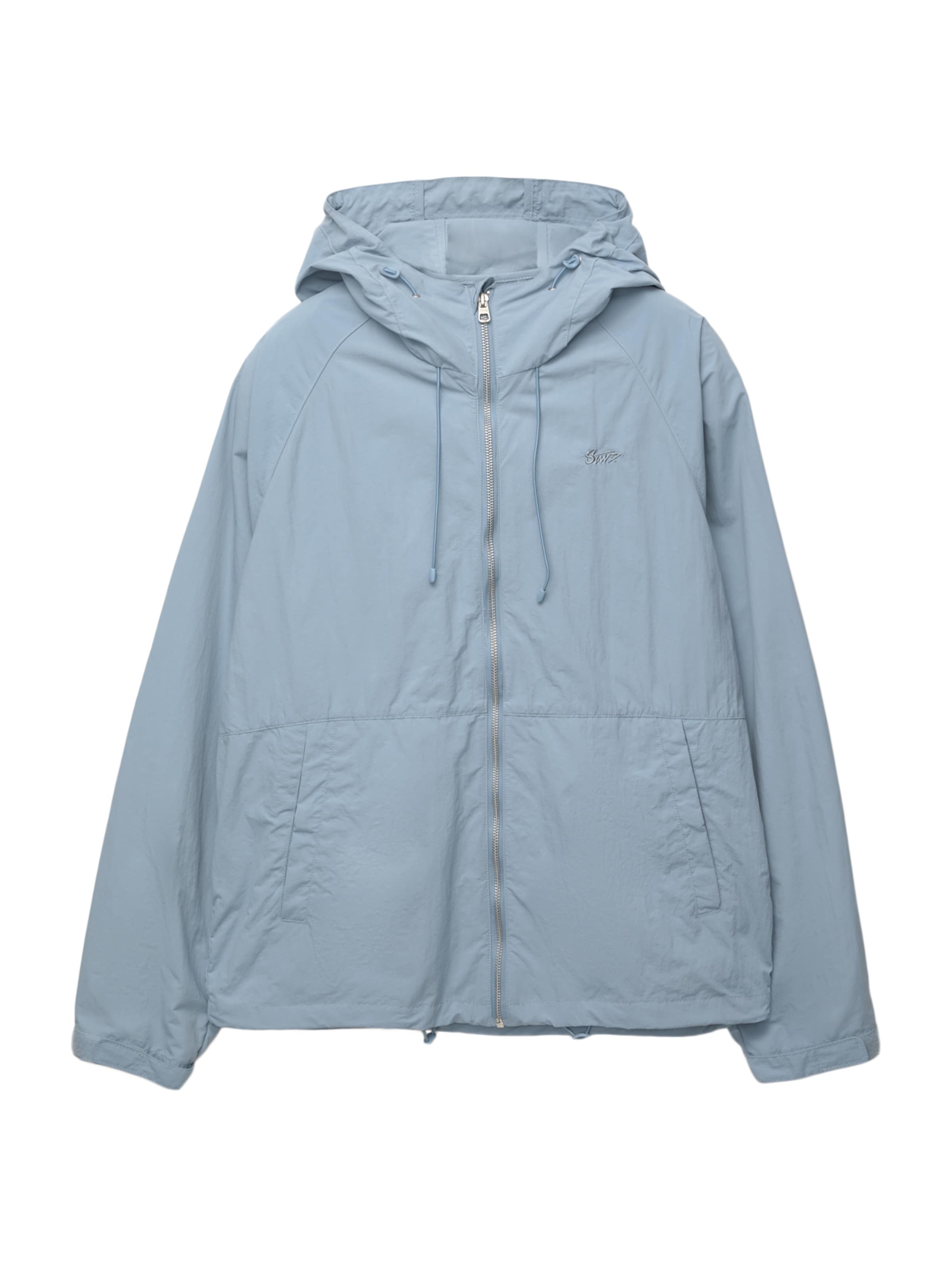 Veste mi-saison Pull&Bear en bleu : devant