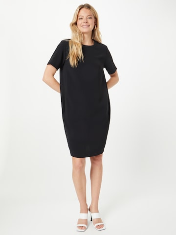 BOSS - Vestido 'Dagana' en negro: frente