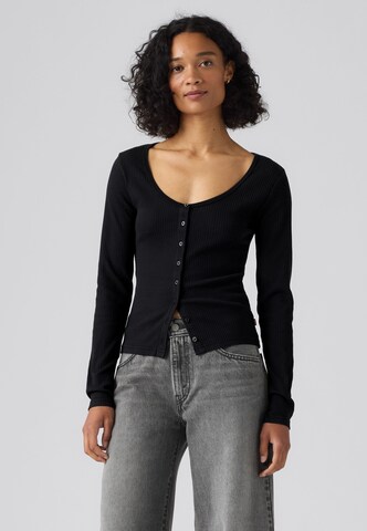 LEVI'S ® Kardigan 'Austen' – černá: přední strana
