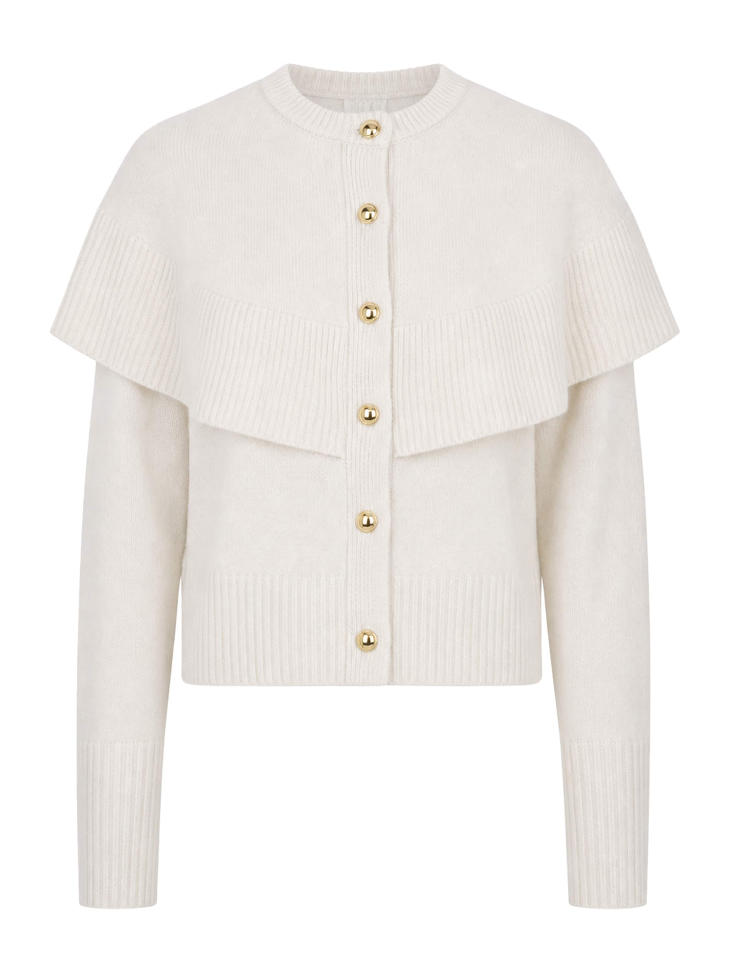 Cardigan BRAVE SOUL en blanc : devant