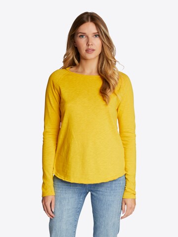 T-shirt Rich & Royal en jaune : devant