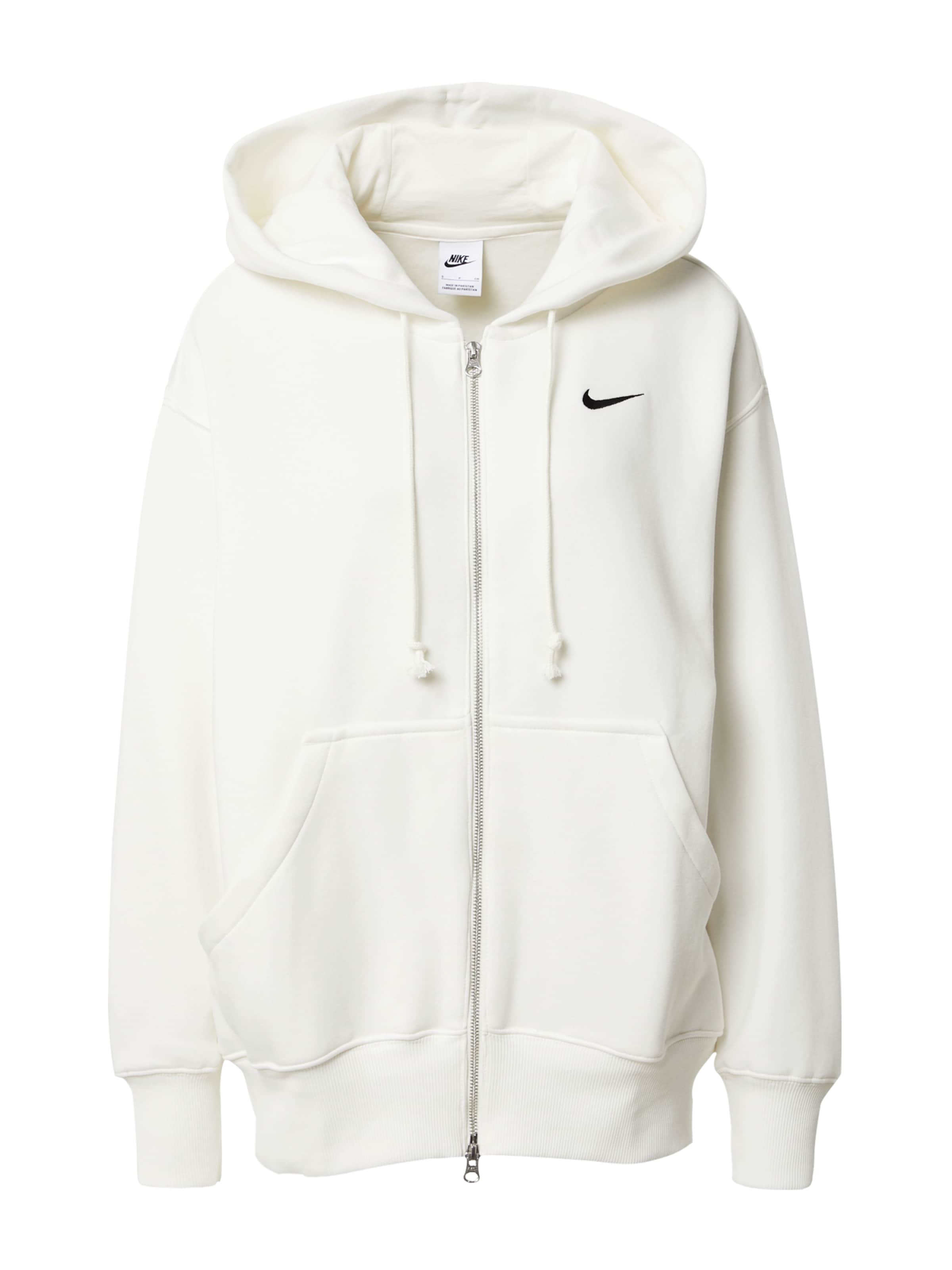 Nike Sportswear Sweatjakke 'Phoenix Fleece' i beige: forside