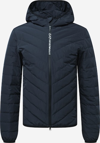 EA7 Emporio Armani Winter jacket in Blue: front