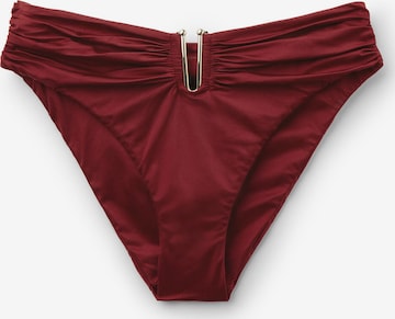 CALZEDONIA Bikinihose 'Shiny Satin' in Rot: Vorderseite
