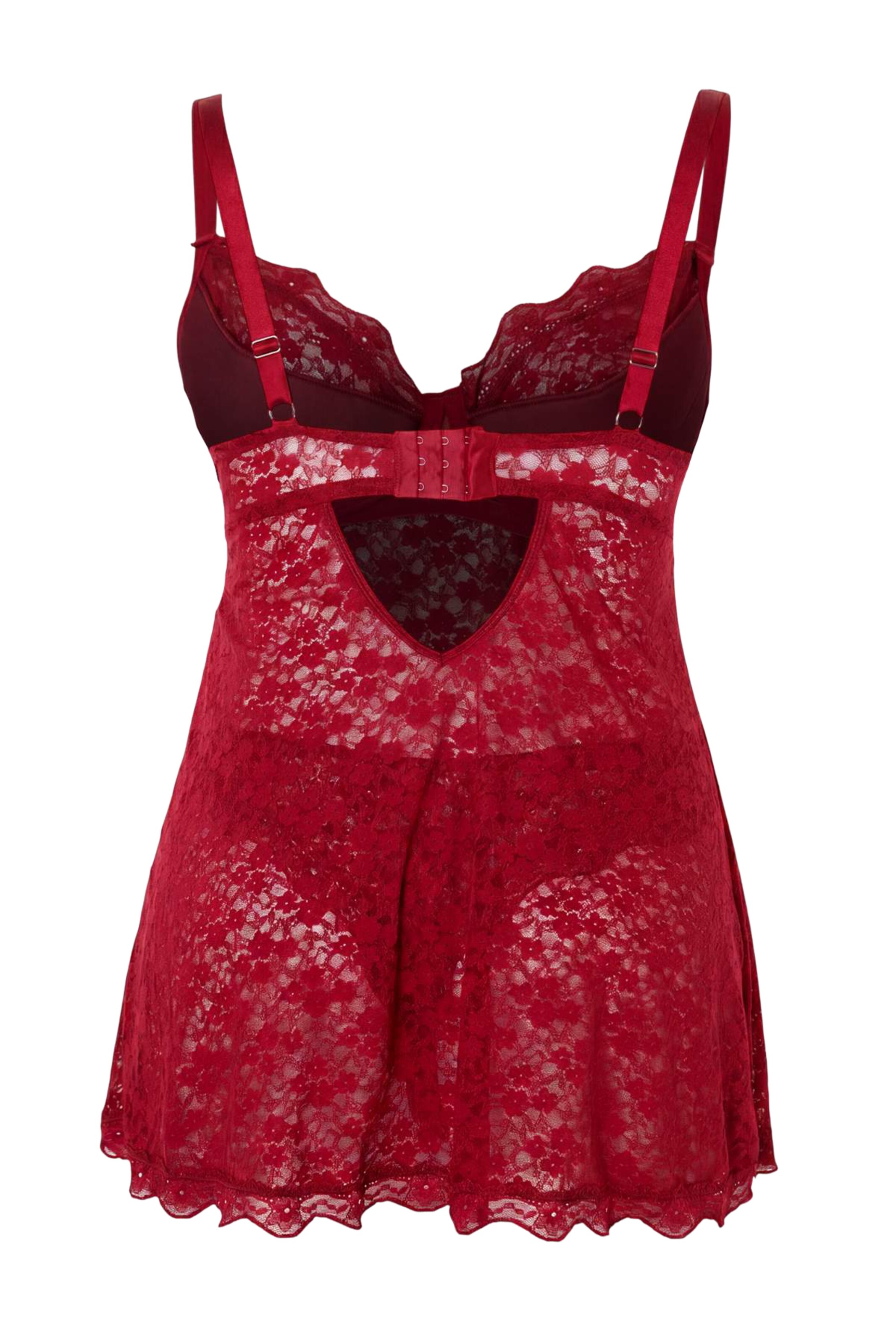 Trendyol Curve Negligee in Red