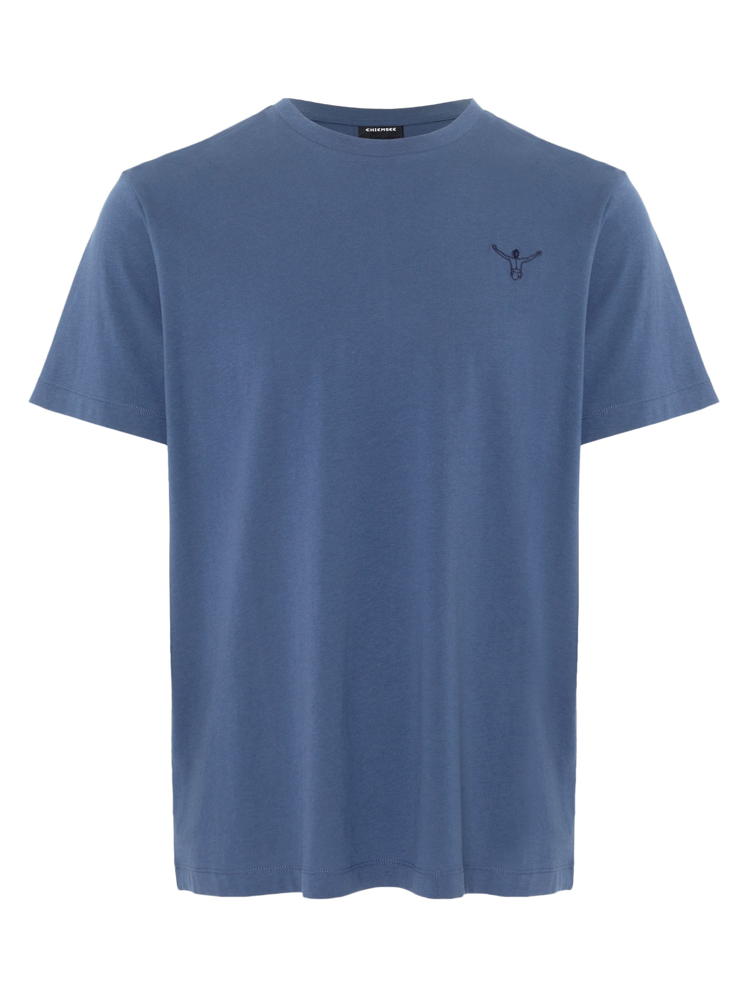 CHIEMSEE T-Shirt ' mit tonalem Logoprint ' in Blau: Vorderseite