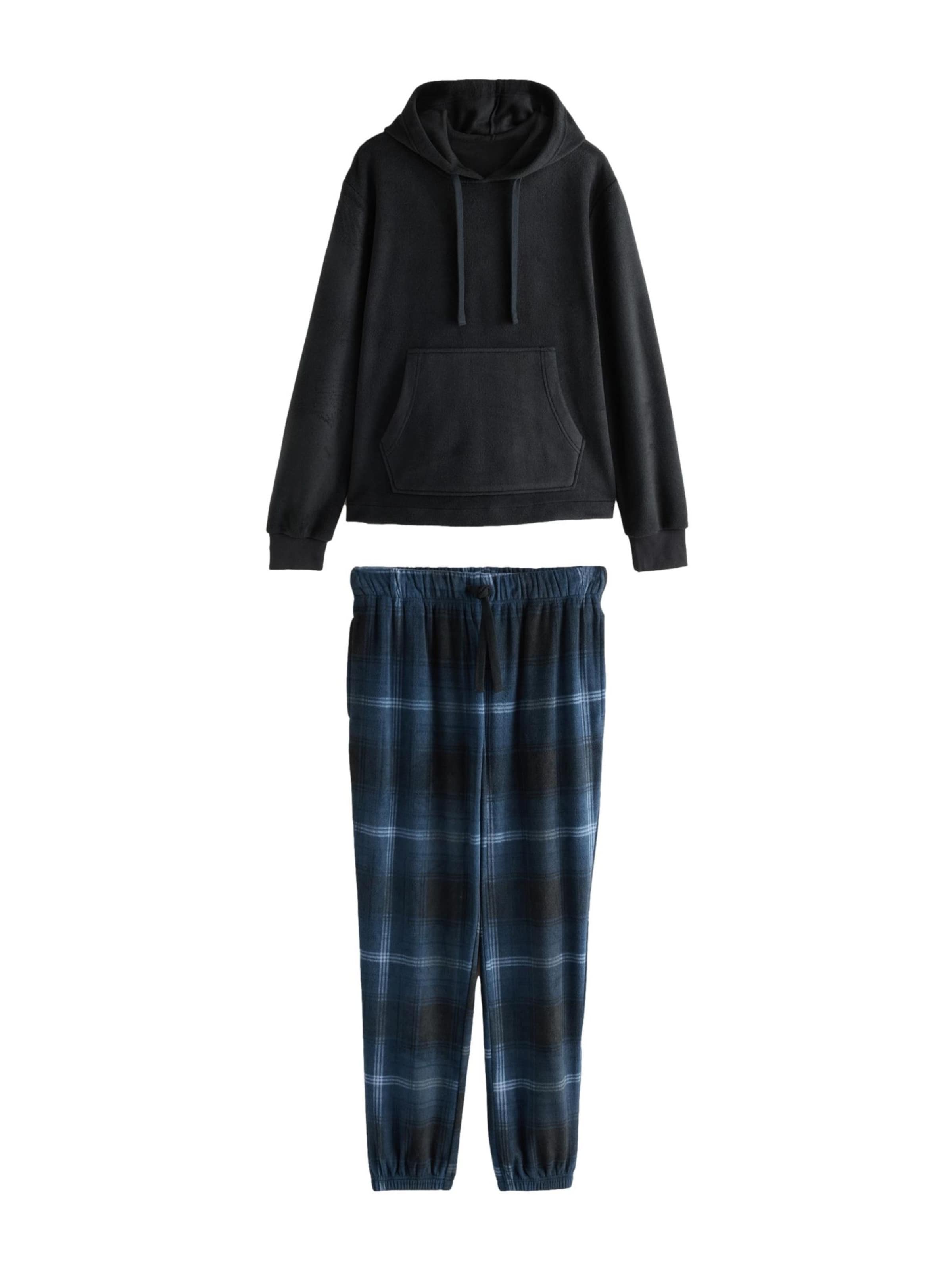 Next Hosszú pizsama - fekete: elől