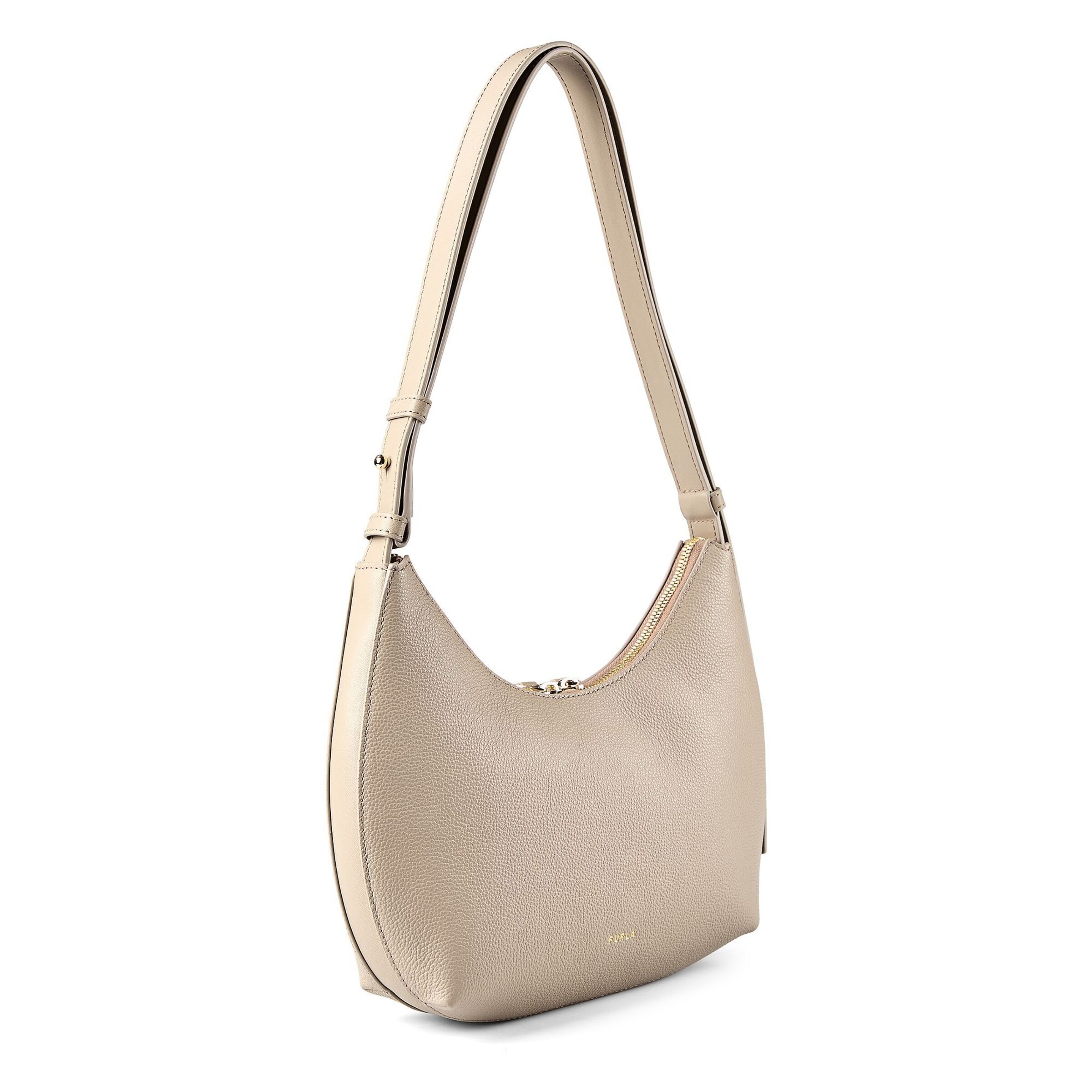 Sac bandoulière 'Goccia ' FURLA en beige : devant