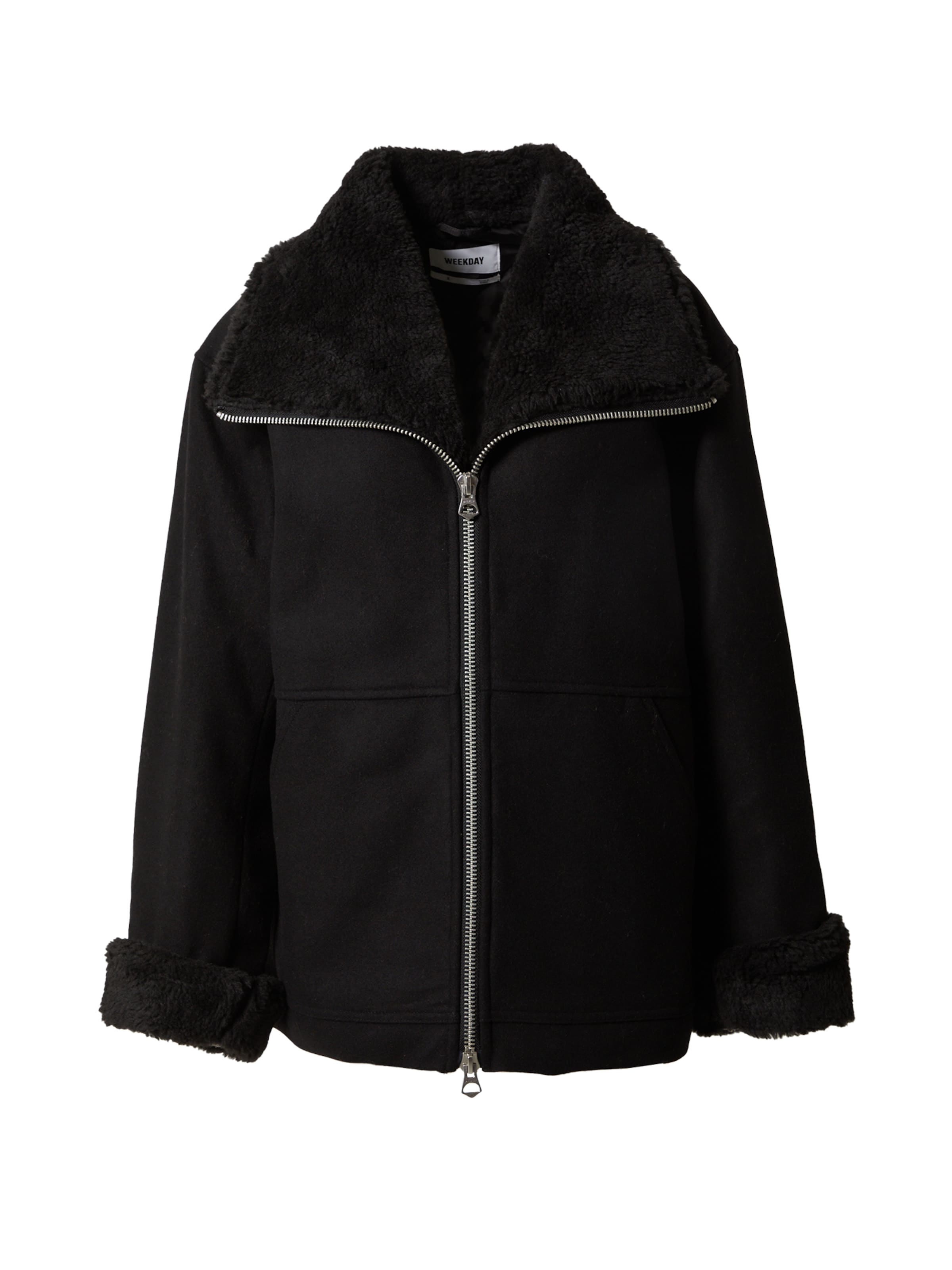 WEEKDAY Jacke 'Noah' in Schwarz: Vorderseite