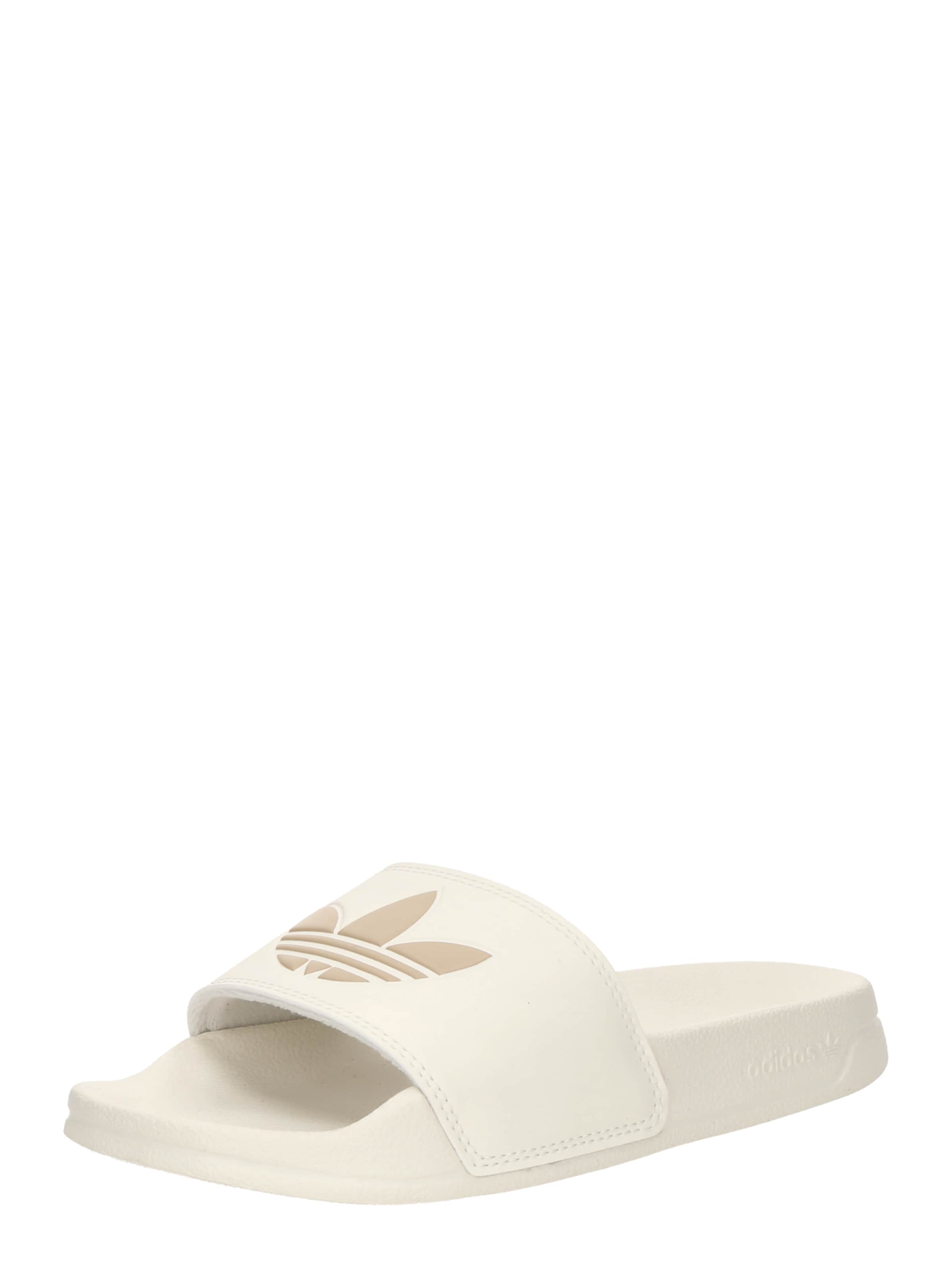 ADIDAS ORIGINALS Pantolette 'ADILETTE' i vit: framsida