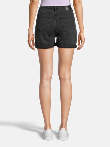 AÉROPOSTALE Slimfit Shorts in Schwarz