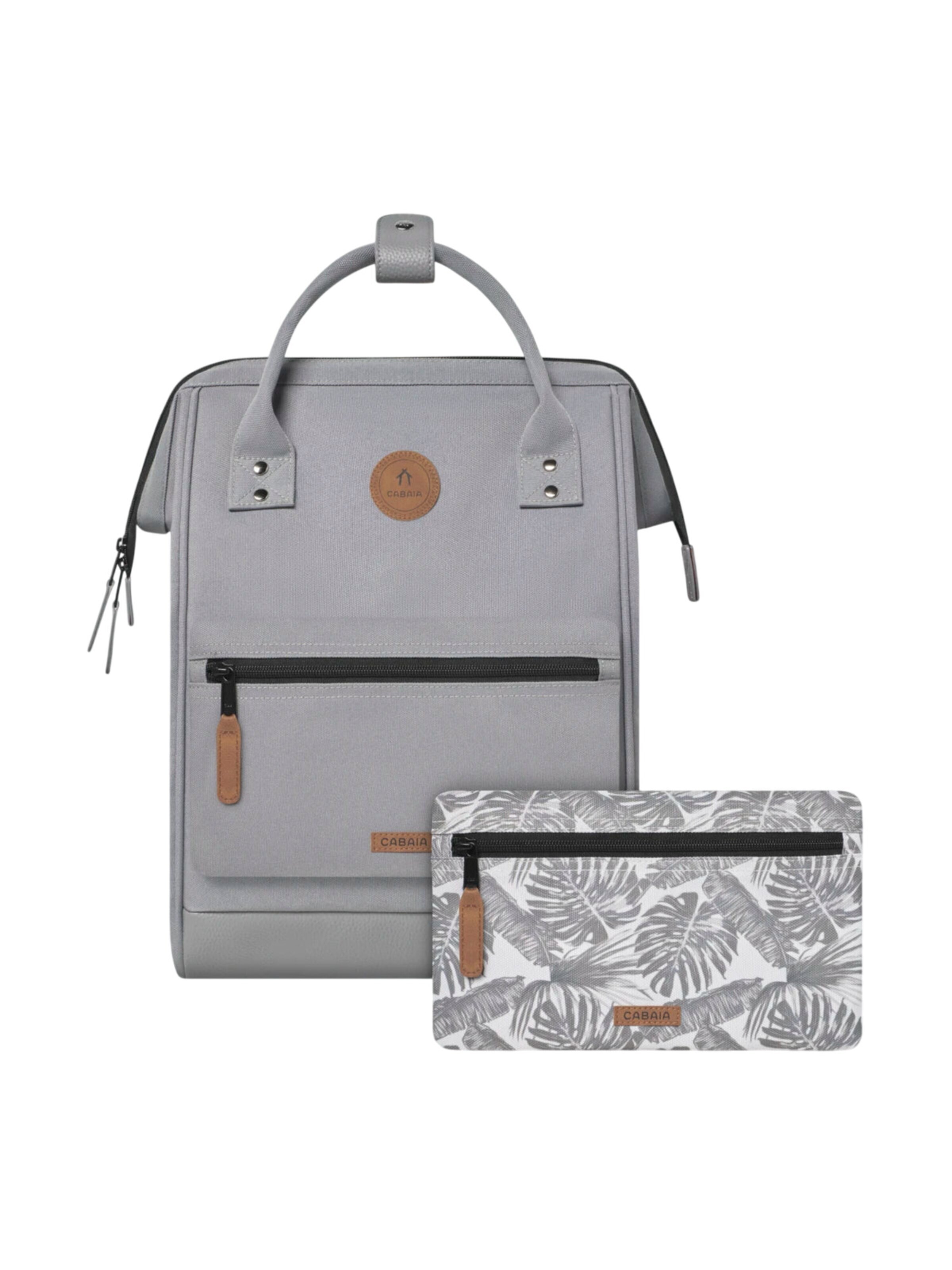 Cabaia Backpack 'Adventurer M' in Grey: front