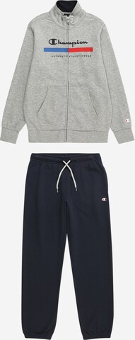 Champion Authentic Athletic Apparel Sweatsuit in Grey: front