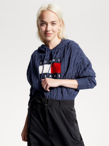 Pull-over Tommy Jeans en bleu : devant