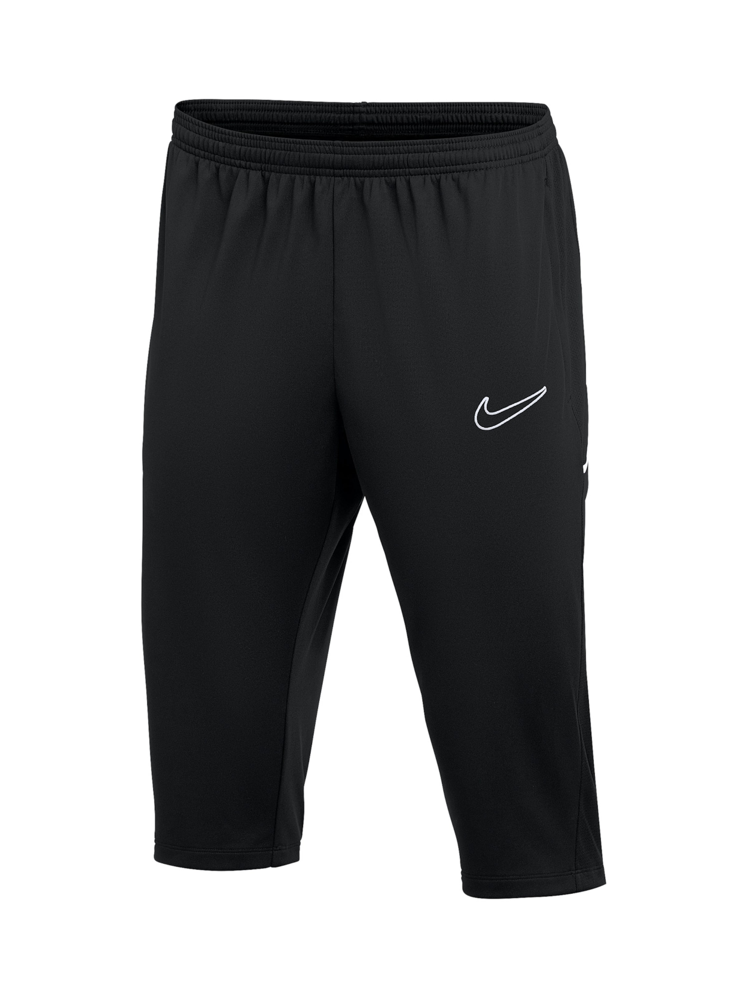 NIKE Skinny Sportshorts 'Academy 25 3/4' in Schwarz: Vorderseite