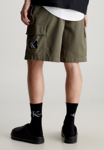 Calvin Klein Jeans Regular Cargo Pants in Green