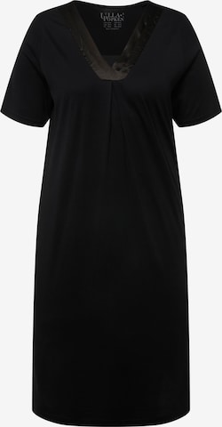 Ulla Popken Nightgown in Black: front