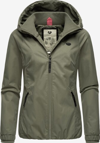 Ragwear Performance Jacket 'Dizzie' in Green: front