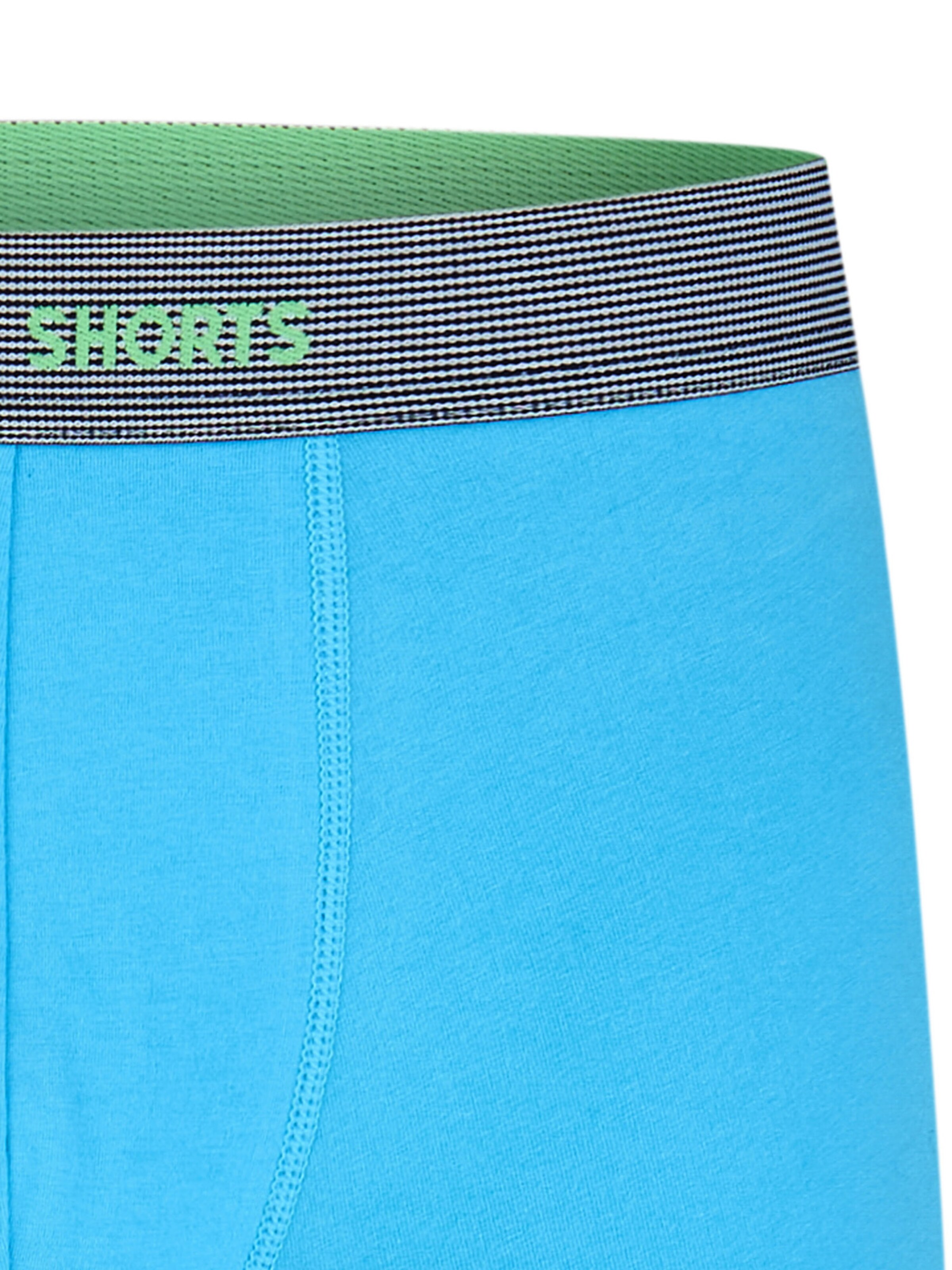 Boxers ' Jersey ' Happy Shorts en bleu