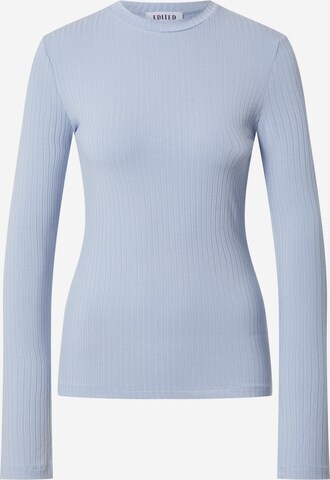 EDITED Langarmshirt 'Ginger' in Blau: predná strana