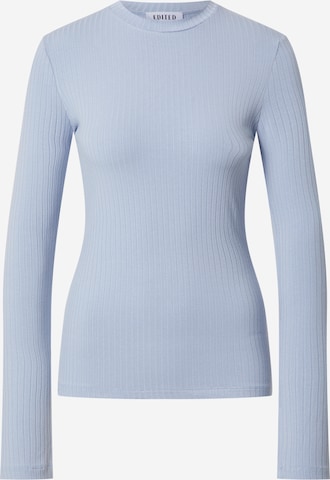EDITED Shirt 'Ginger' in Blauw: voorkant
