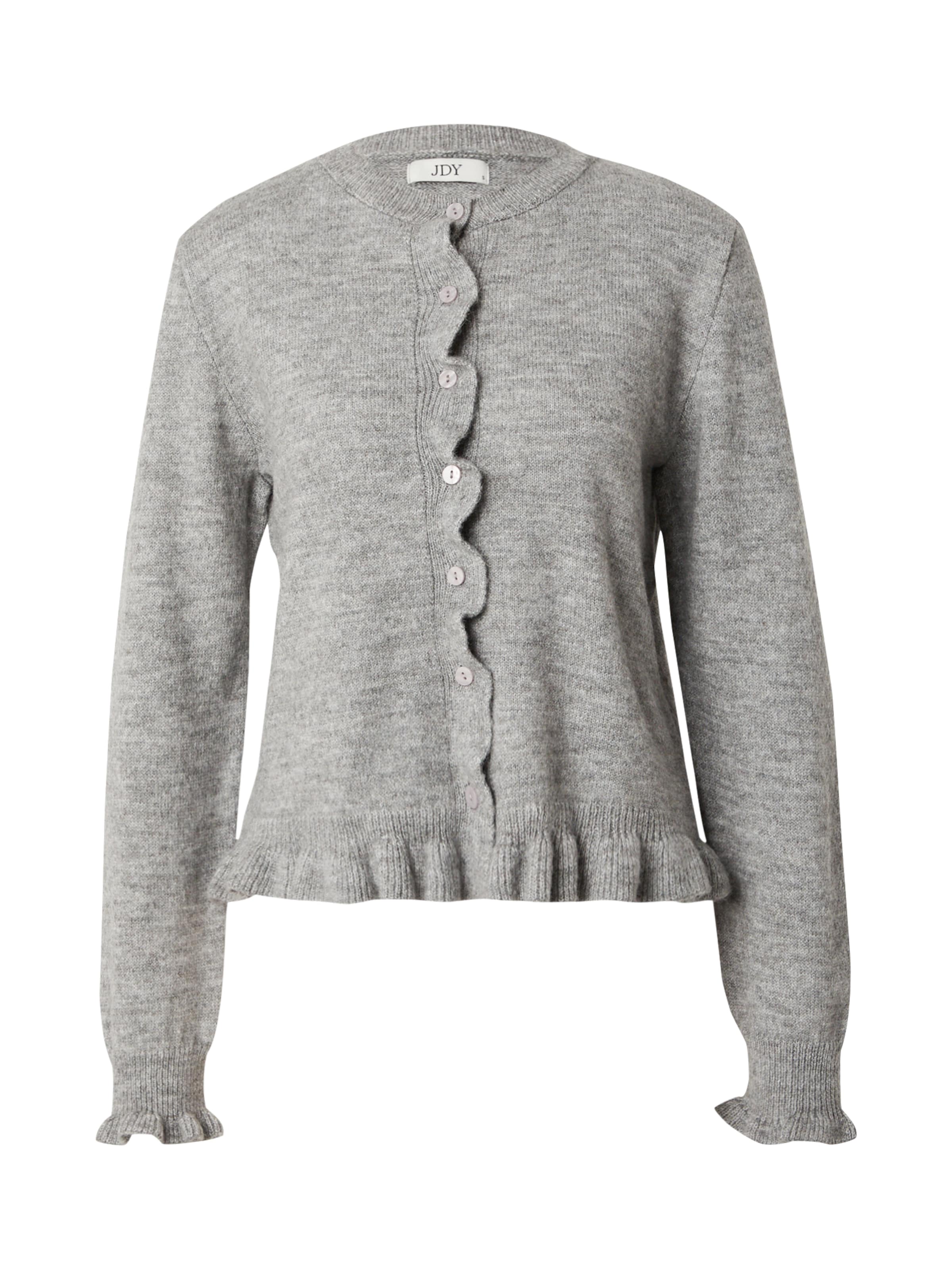 JDY Knit cardigan 'JDYLETTY' in Grey: front