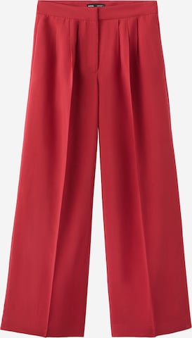 MANGO Wide Leg Suorat housut 'VERA' värissä punainen: etupuoli
