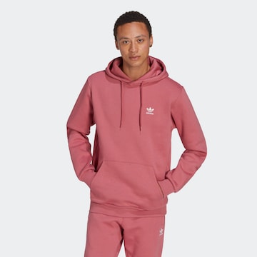 ADIDAS ORIGINALSSweater majica 'Trefoil Essentials' - roza boja: prednji dio