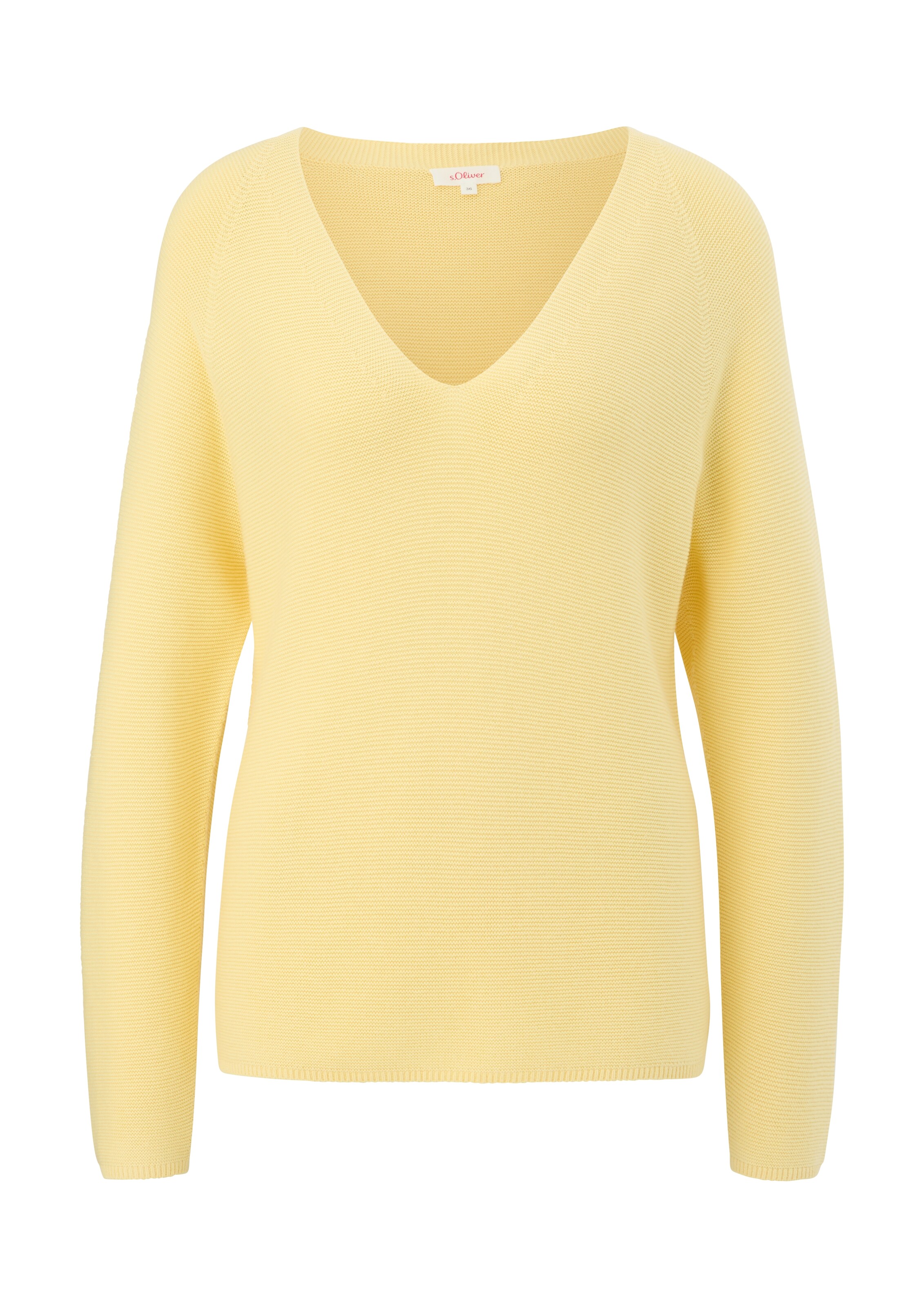 s.Oliver Sweater in Yellow: front