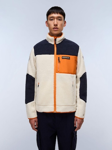 Giacca di pile di NAPAPIJRI in bianco