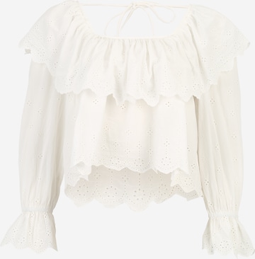 Y.A.S Petite Bluse 'FAMEA' i hvid: forside