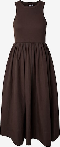 YAS Jurk 'YASMiri' in Bruin: voorkant