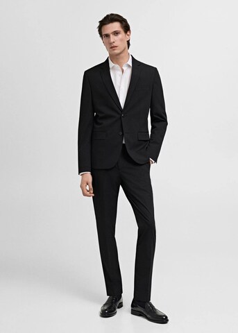 MANGO MAN Slim Fit Hemd 'Emeritol' in Weiß