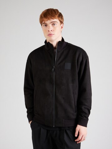 BOSS Jacke 'Sutton' in Schwarz: Vorderseite