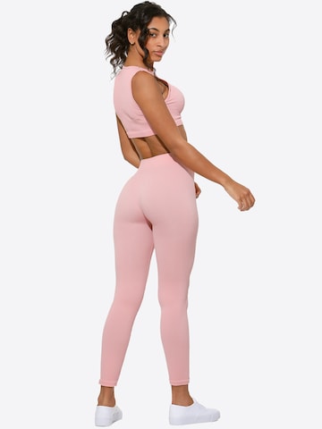 Skinny Pantalon de sport Yenita en rose