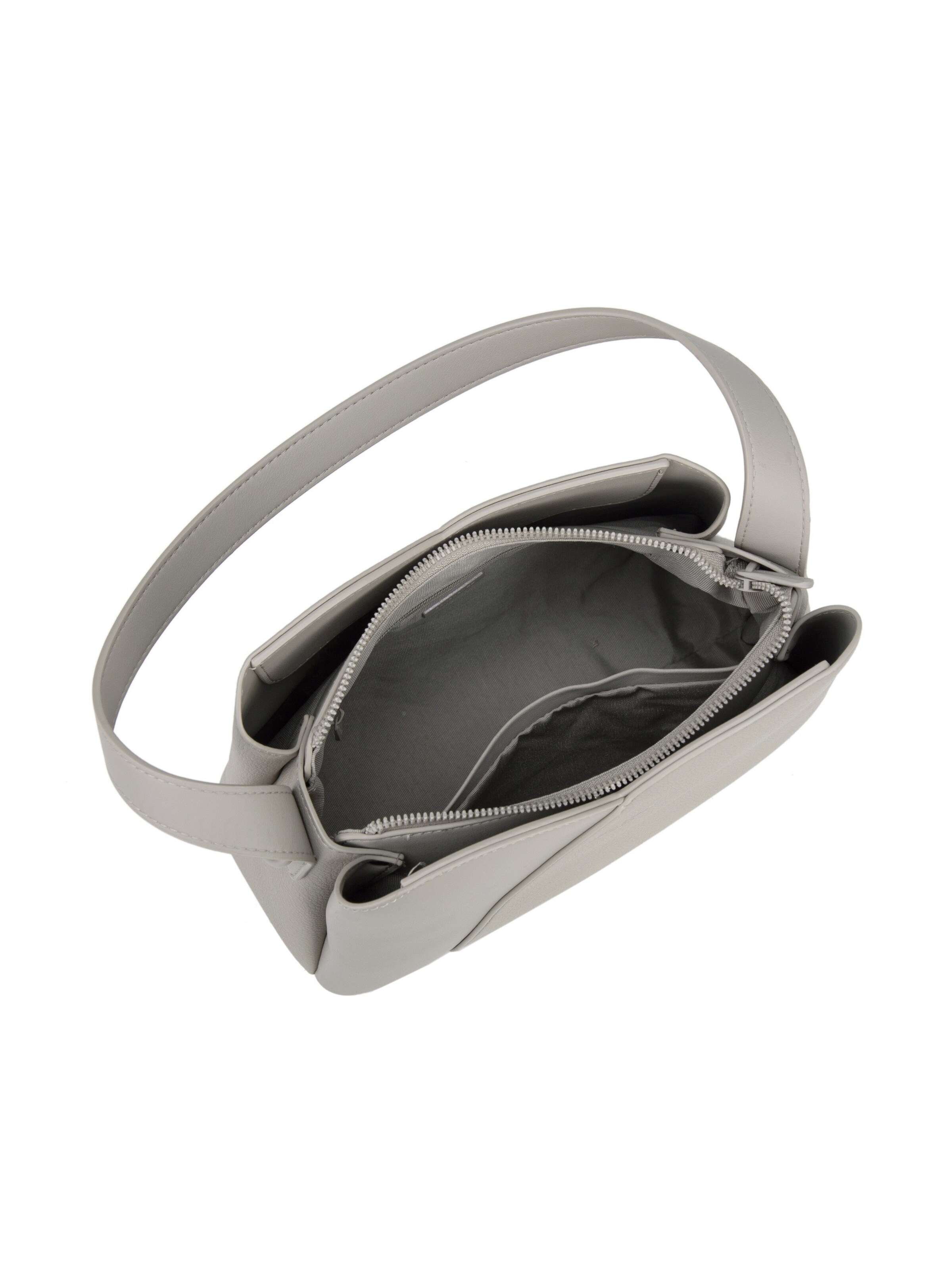 Borsa a spalla 'Borsa a Spalla David Jones Design Curvilineo Ecopelle' di David Jones in grigio