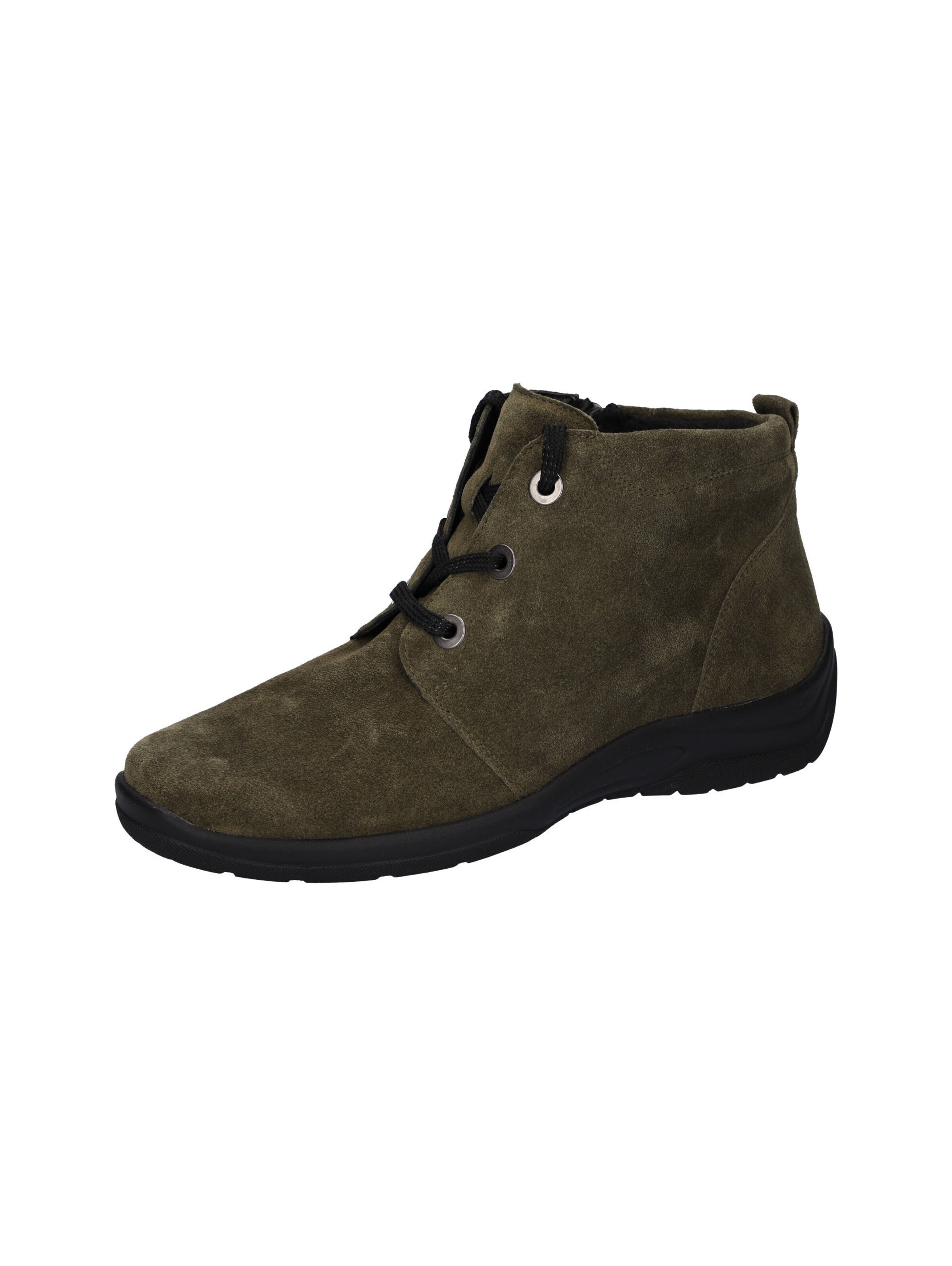 WALDLÄUFER Schnürstiefelette in Grün: Vorderseite