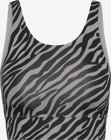 Soutien-gorge de sport Hey Honey en gris : devant