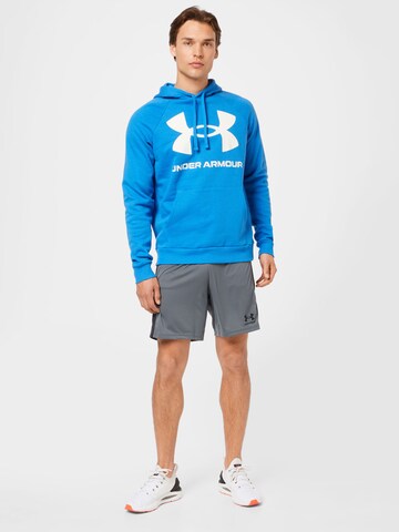 UNDER ARMOUR Sportsweatshirt 'Rival' in Blauw