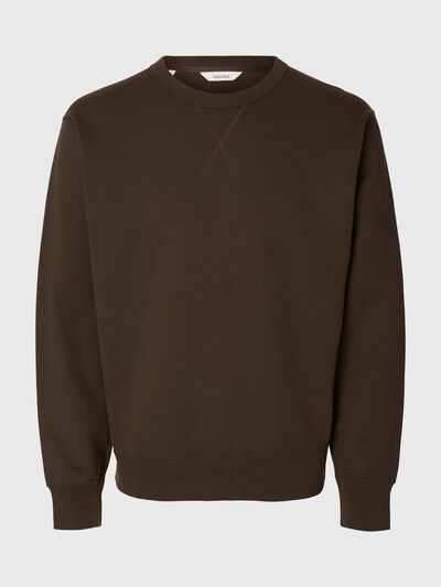SELECTED Sweatshirt 'SLHLuke' in L in Dark brown, Item view