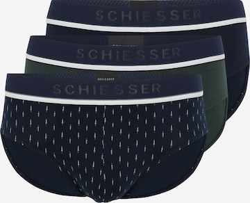 SCHIESSER Slip 'Rio' in Blauw: voorkant