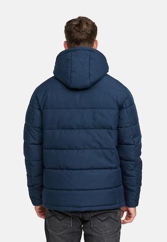 INDICODE JEANS Winterjas 'Hebero' in Blauw