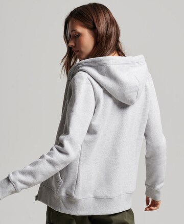 Superdry Sweatjacke in Grau